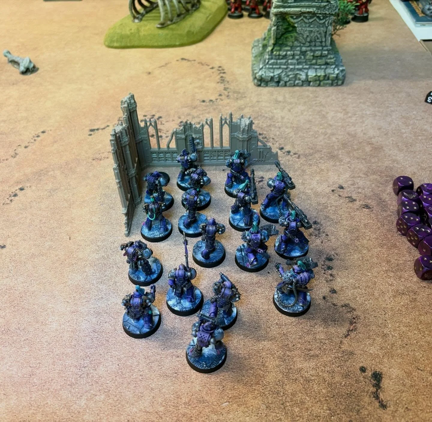 The Emperor&rsquo;s Children got their first game yesterday! More to come soon!

#emperorschildren #emperorschildren30k