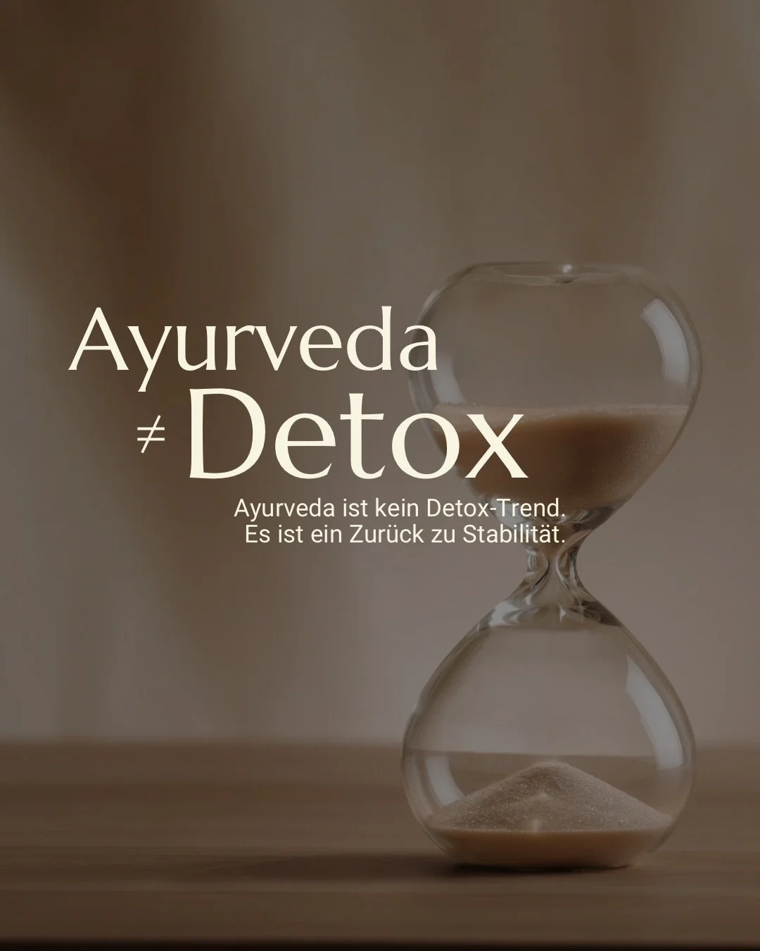 Der Januar muss kein Neustart mit Druck sein. 🫶🏼

Ayurveda erinnert uns daran, dass echte Gesundheit aus Stabilit&auml;t entsteht &ndash; nicht aus Verzicht. ✨

Wenn du dir einen sanften Einstieg ins neue Jahr w&uuml;nschst, begleite ich dich gern.
