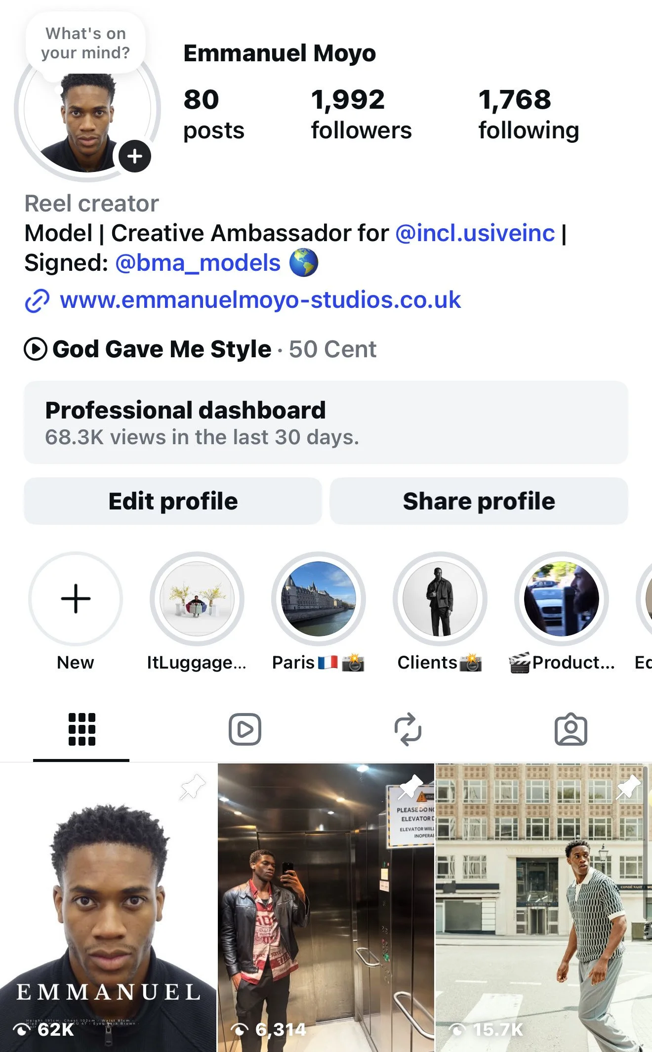 A look into the personal branding journey of 'Emmanuel Moyo'- showcasing growth, multi-platform engagement, global representation, and the power of intentional visual identity.
