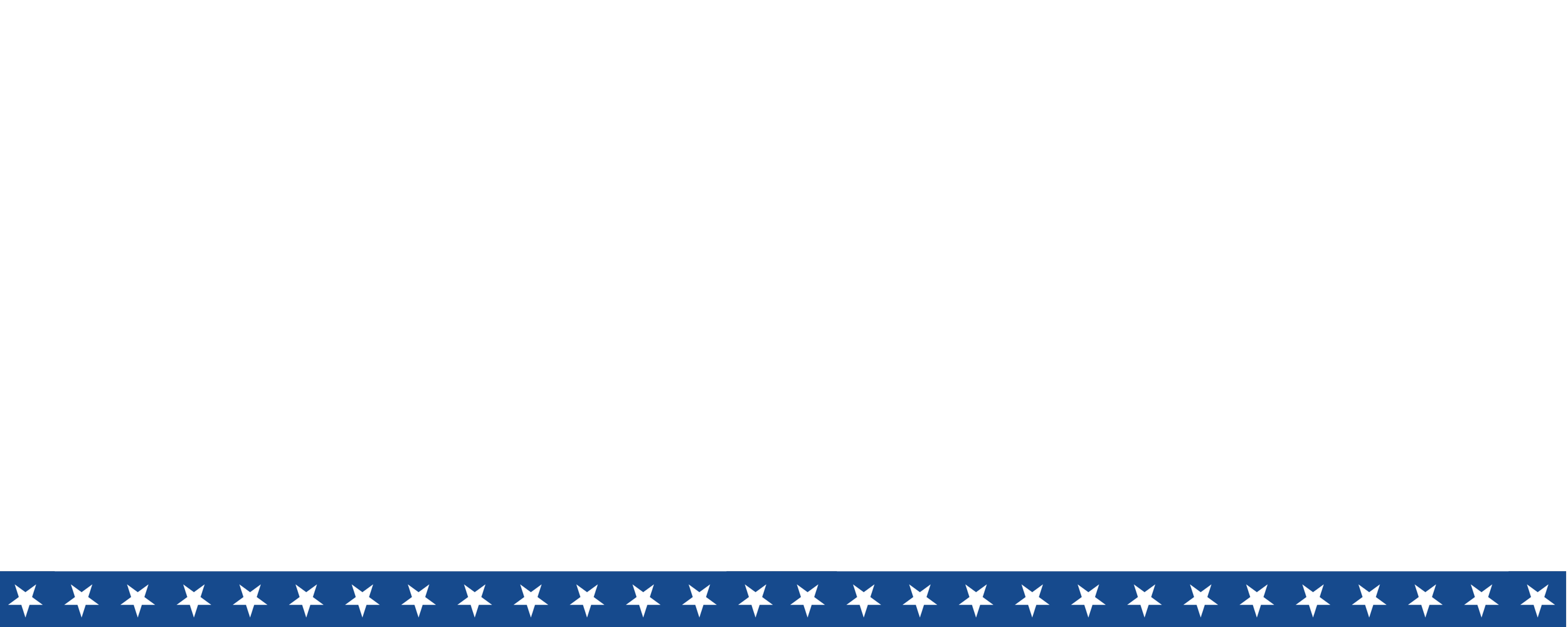 American political advertisement featuring text promoting Donald Trump for president, with patriotic symbols such as stars and red, white, and blue colors.