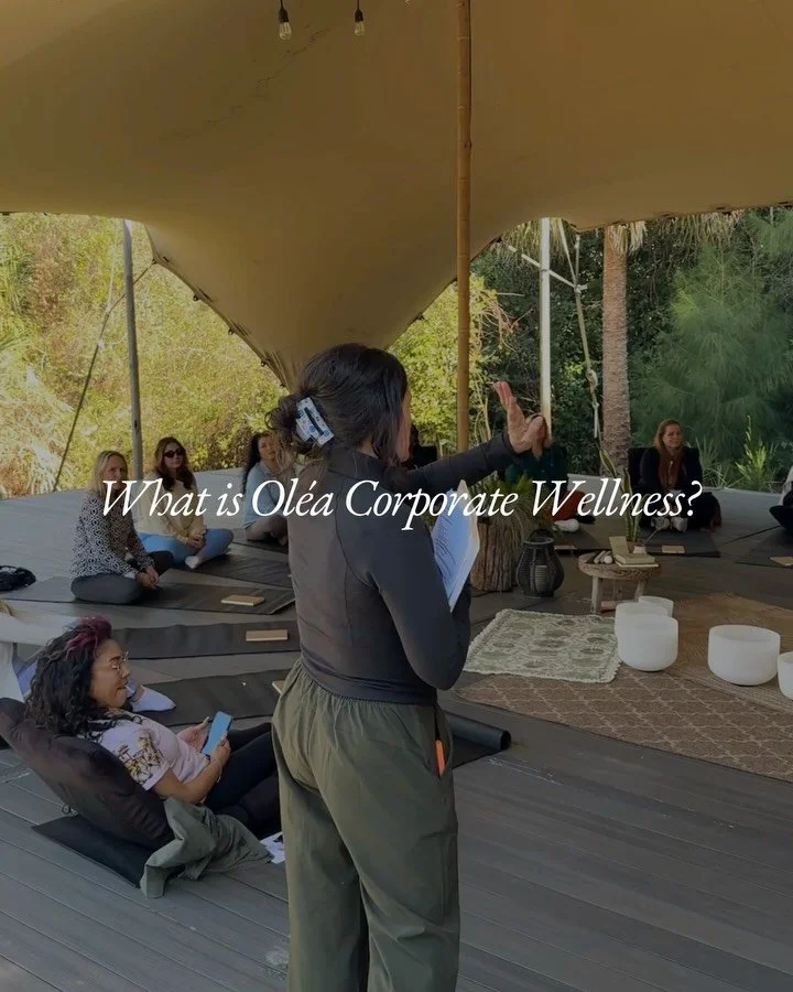 Wellness goes beyond step challenges and snack stations.💭

At Ol&eacute;a Corporate Wellness, we bring expert-led education and experiences directly to your team covering everything from injury prevention and ergonomics to stress management, nutriti