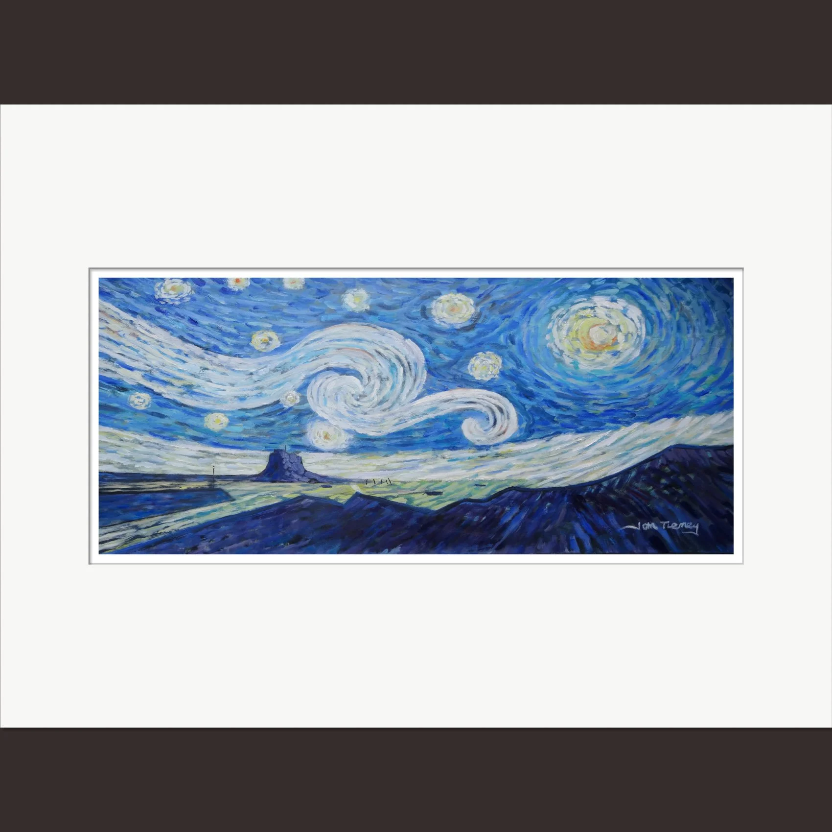 Starry Night On Holy Island