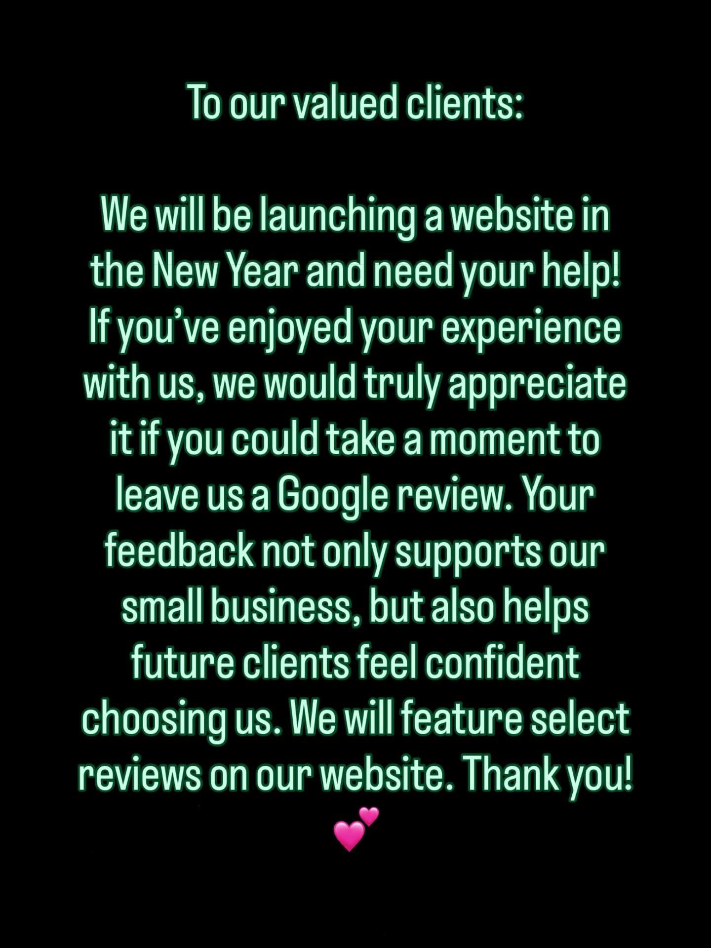 Copy &amp; paste the link below or look up &ldquo;Oz dog boarding &amp; training&rdquo; on Google to leave us a review. Thank you so much - your help means the world to us &hearts;️

https://share.google/MKuH8uRBReqxcd7K0