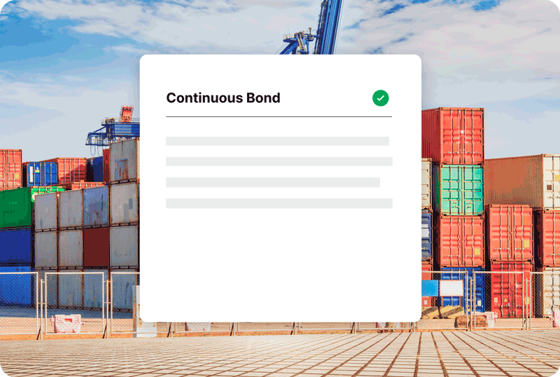 Continuous Customs Bond