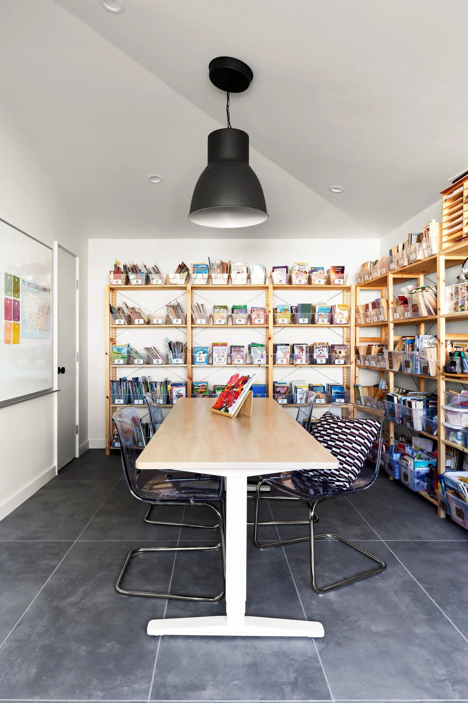 craft and office workspace