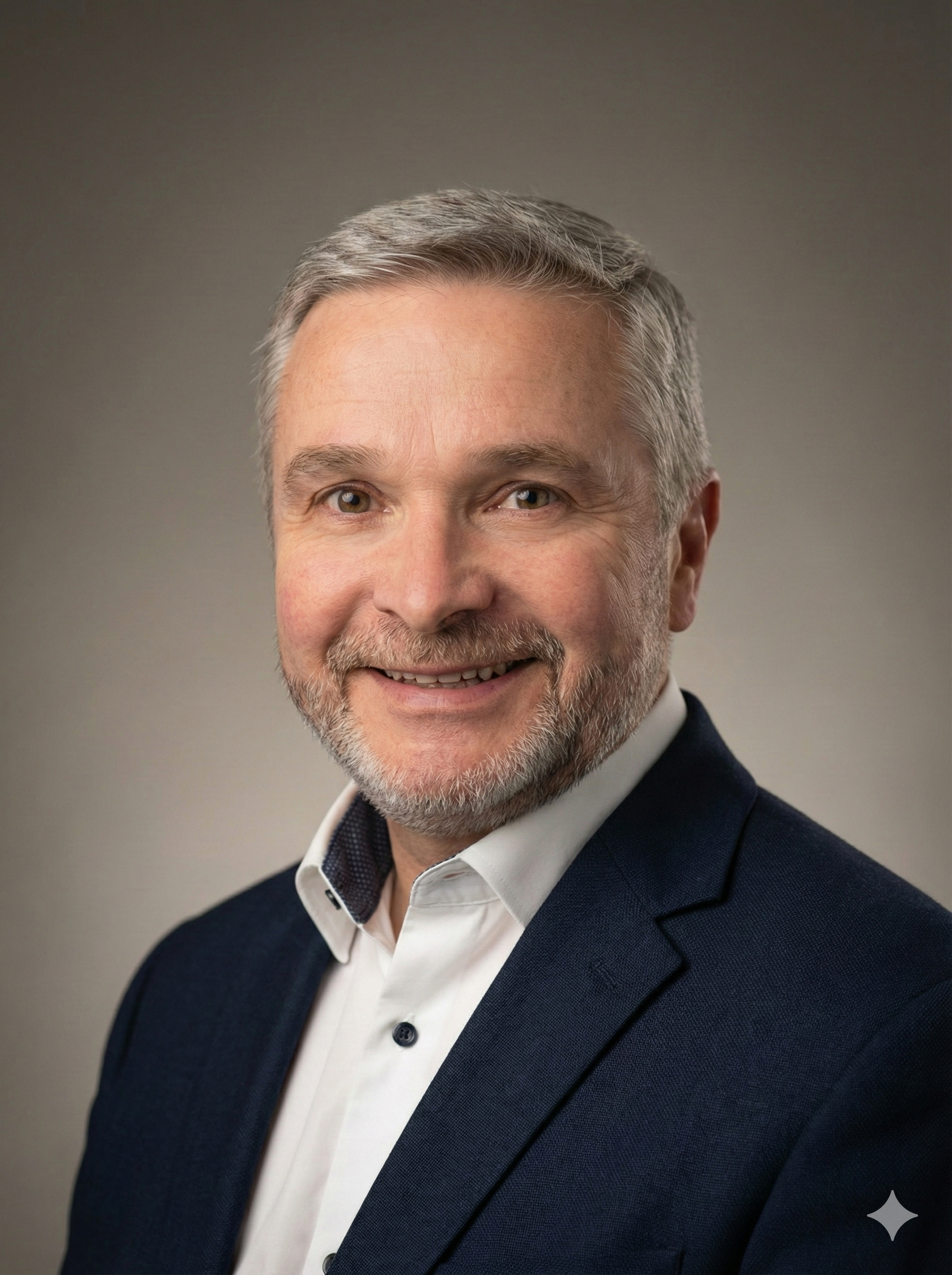 Headshot of Ian Guest, the founder and Director of Greybeard Marketing