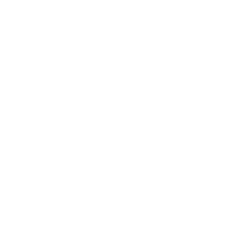 Magnifying glass icon inside a circle on a black background.