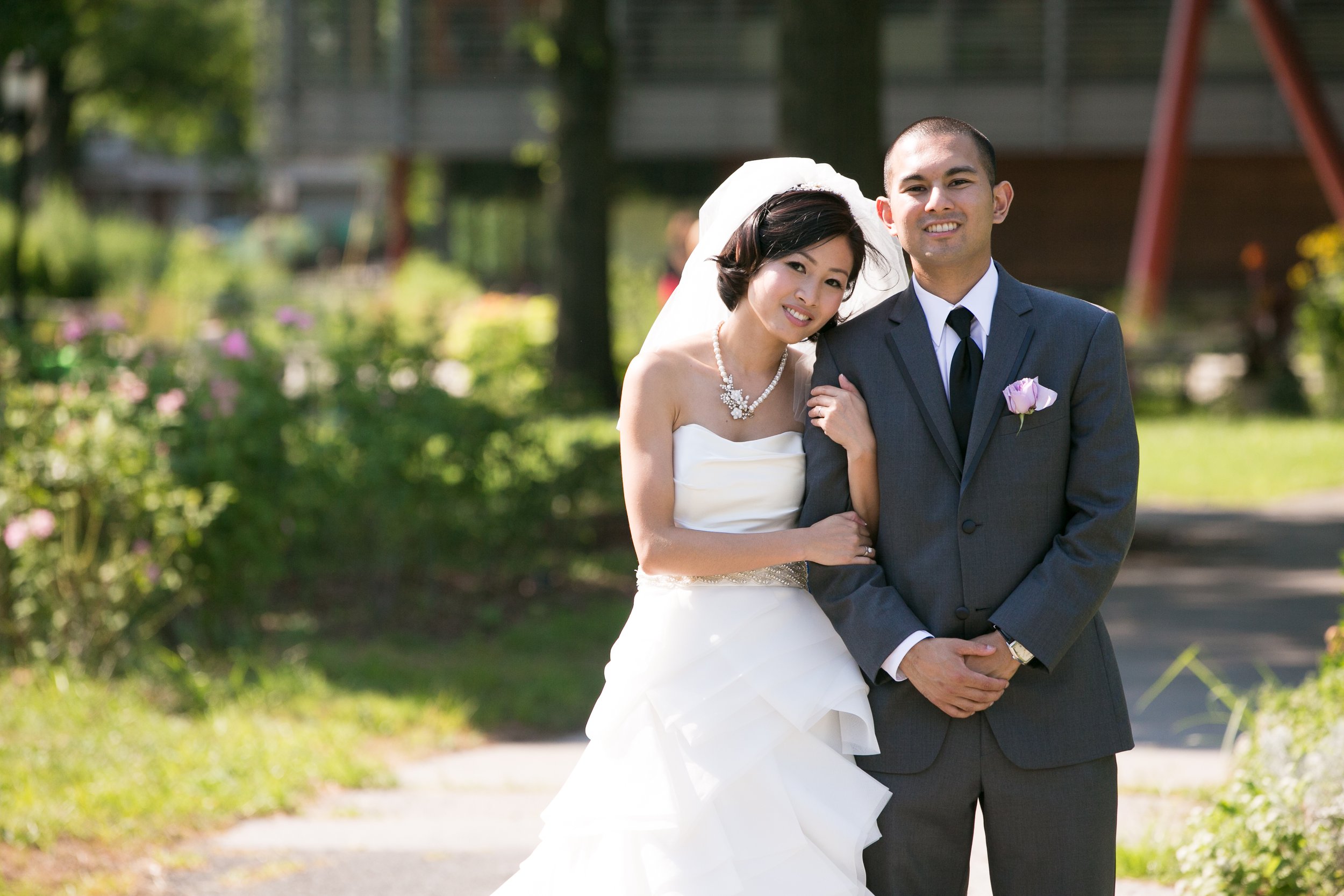 Indra Sen with wife Christine, Wedding Photo