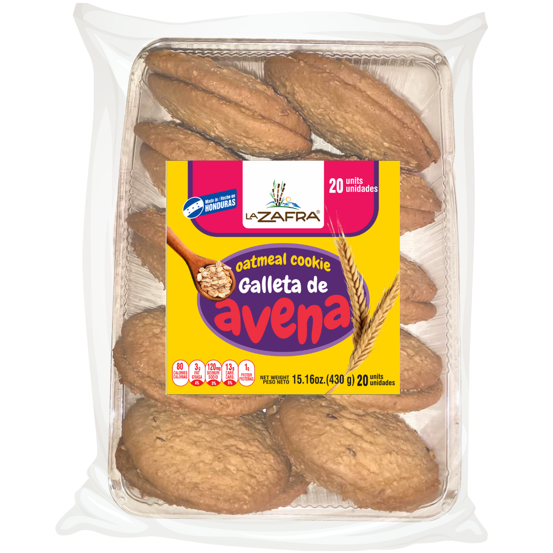 CAJA GALLETA DE AVENA / BOX OATMEAL COOKIE (7 UNITS)