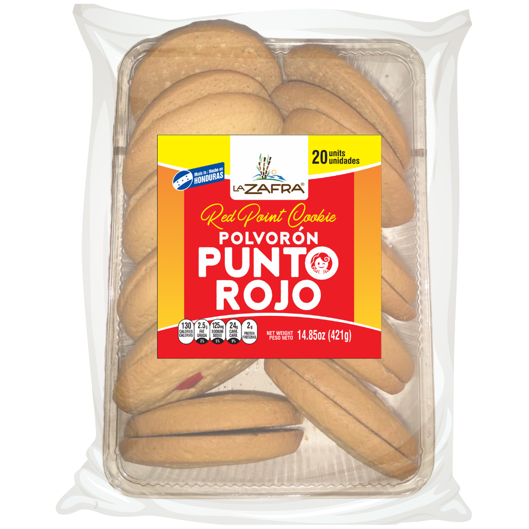 CAJA GALLETA PUNTO ROJO / BOX RED POINT COOKIE (7 UNITS)