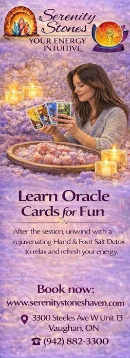 Learn Oracle Cards for Fun + Hand & Foot Salt Detox