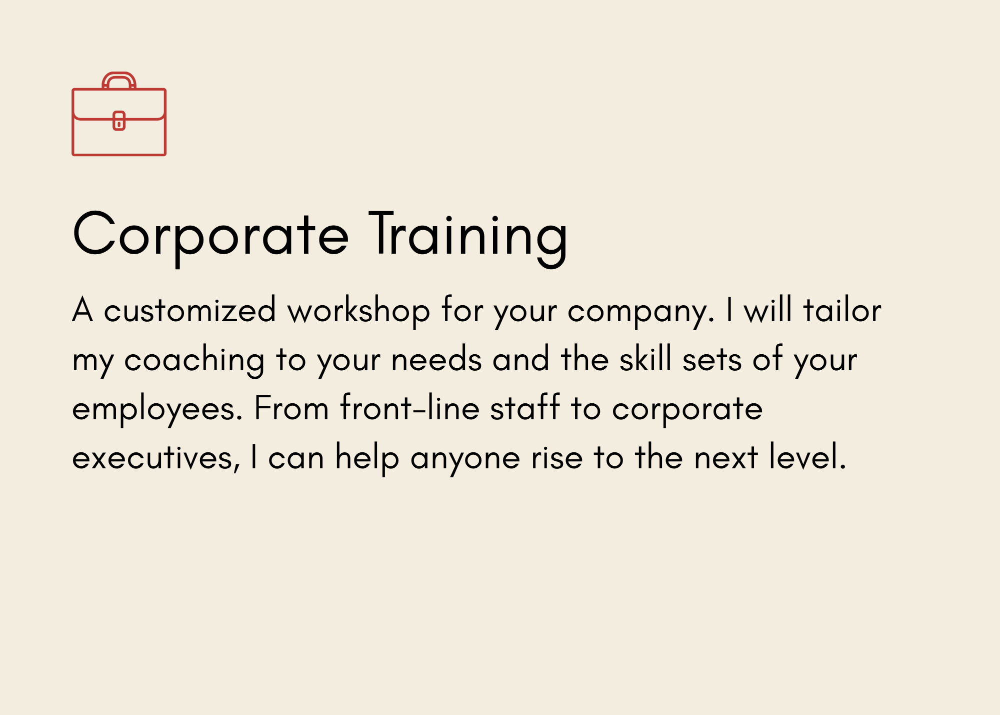 Corporate Training