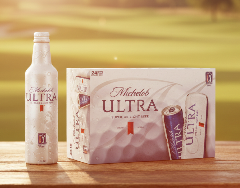 MICHELOB ULTRA GOLF
Michelob Ultra is a low carb & low calorie beer that may help you with that low score on your card at the end of the day.

PACKAGE DESIGN • DESIGN STRATEGY

