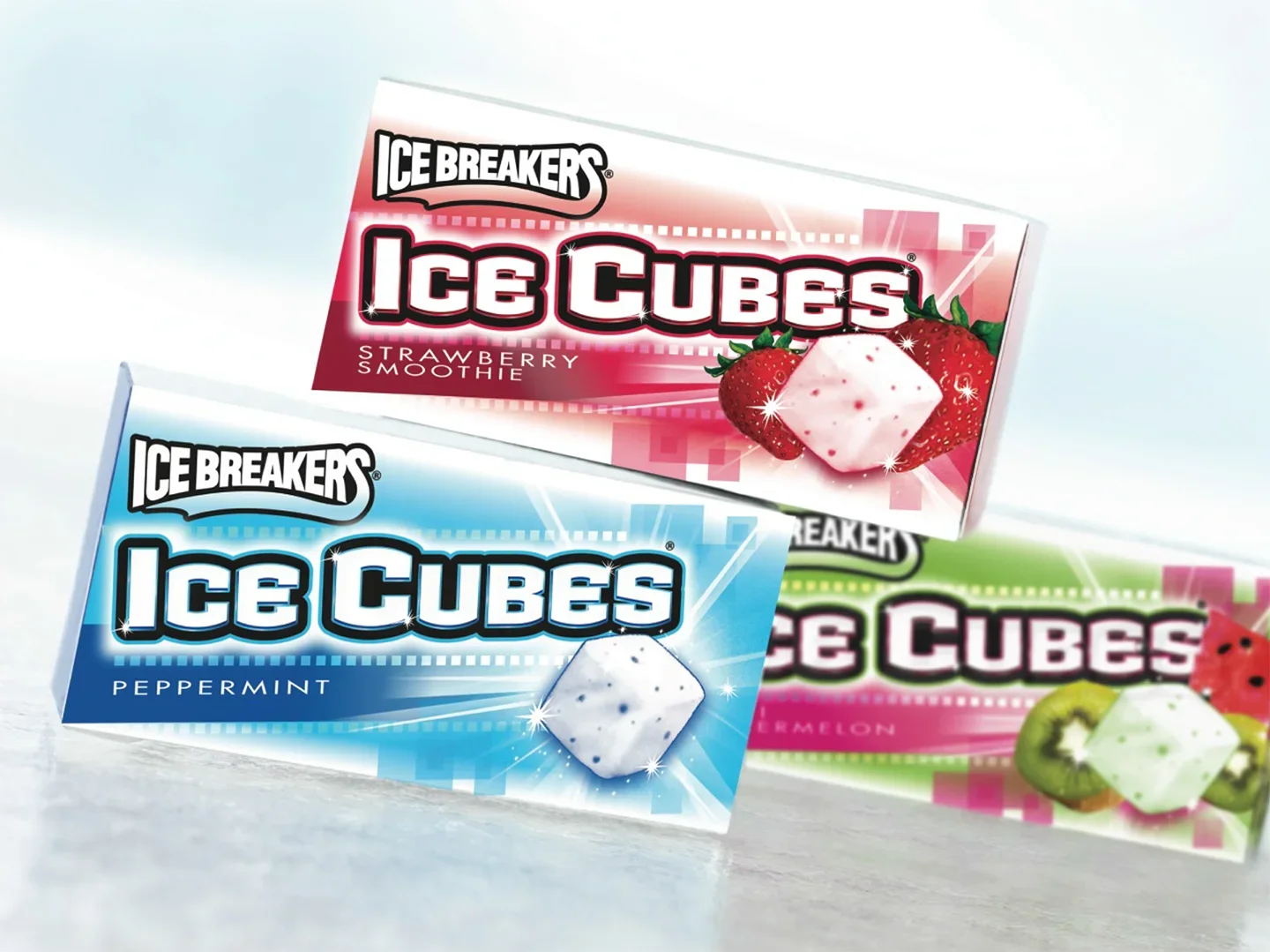 ICEBREAKERS ICE CUBES

Icebreakers was looking to establish a clean and simple shelf impression that more overtly delivered on flavor imagery and appetite appeal.

PACKAGE DESIGN DIRECTION · DESIGN STRATEGY · PACKAGE DESIGN