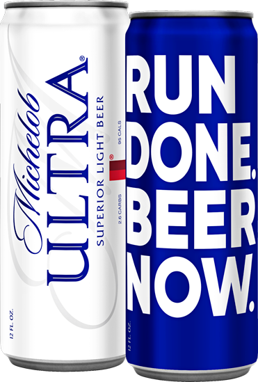 MICHELOB ULTRA FINISHERS CAN
Michelob Ultra is as well known for their dedication to fitness as they are for superior beer. What better way to celebrate at the end of each race than with an ice cold Ultra Finishers Can?

PACKAGE DESIGN   •   DESIGN S
