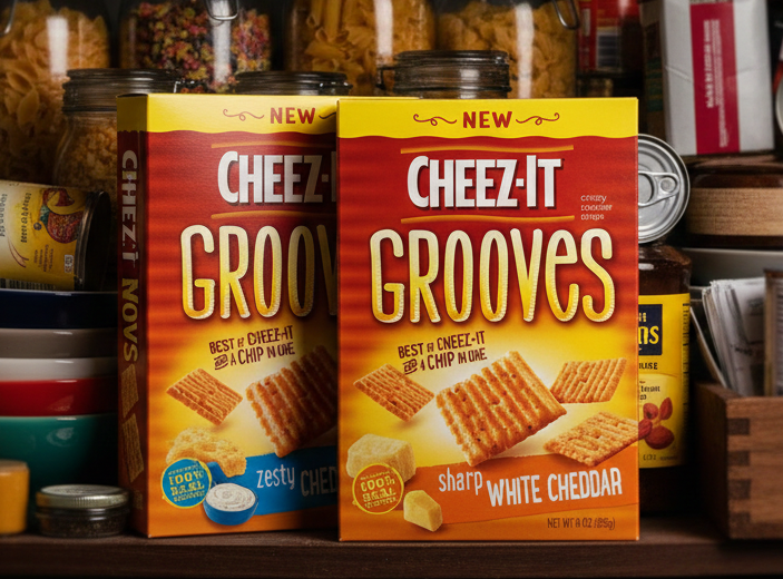 CHEEZ-IT GROOVES

The brand is focusing on acquiring both new and lapsed users via an innovation launch of a lighter and crispier Cheez-It cracker offering.

DESIGN STRATEGY · PACKAGE DESIGN · PHOTOGRAPHY