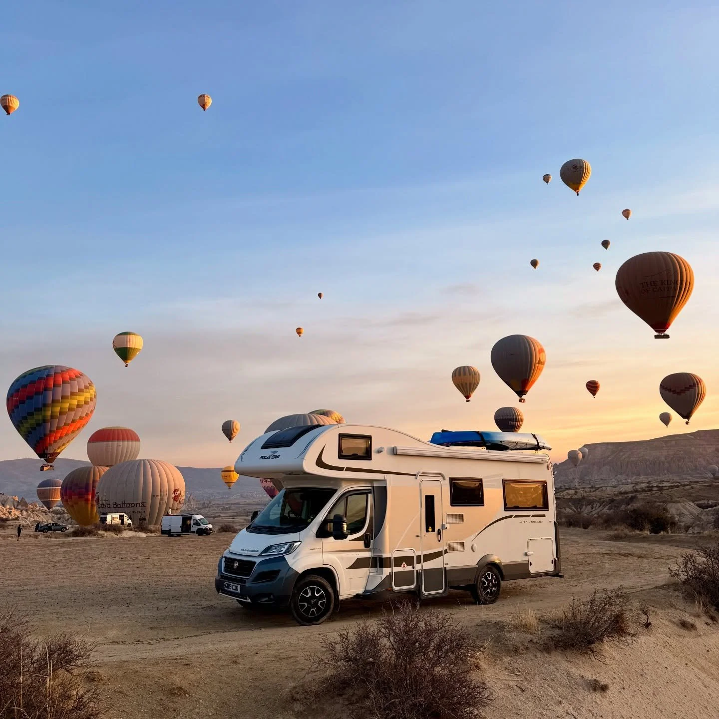 My last day of balloons in Cappadocia. This has to be the most magical place I&rsquo;ve ever visited 🥰

After 7 consecutive days of getting up before sunrise and seeing the balloons for four of those I&rsquo;m ready to move on and get a lay in! 

#c