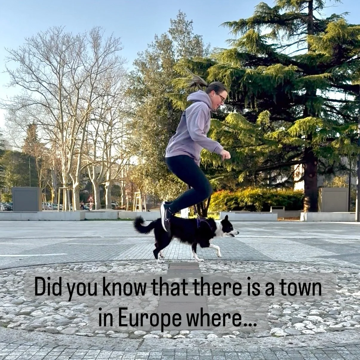 I love finding quirky places on my travels so when I found out about this place it got pinned to my map! It was deserted at 8am while I was there so no one saw me jumping around like an idiot! 😂

Car park - 45.9453, 13.6320 (lat, lng)
Europe Square 