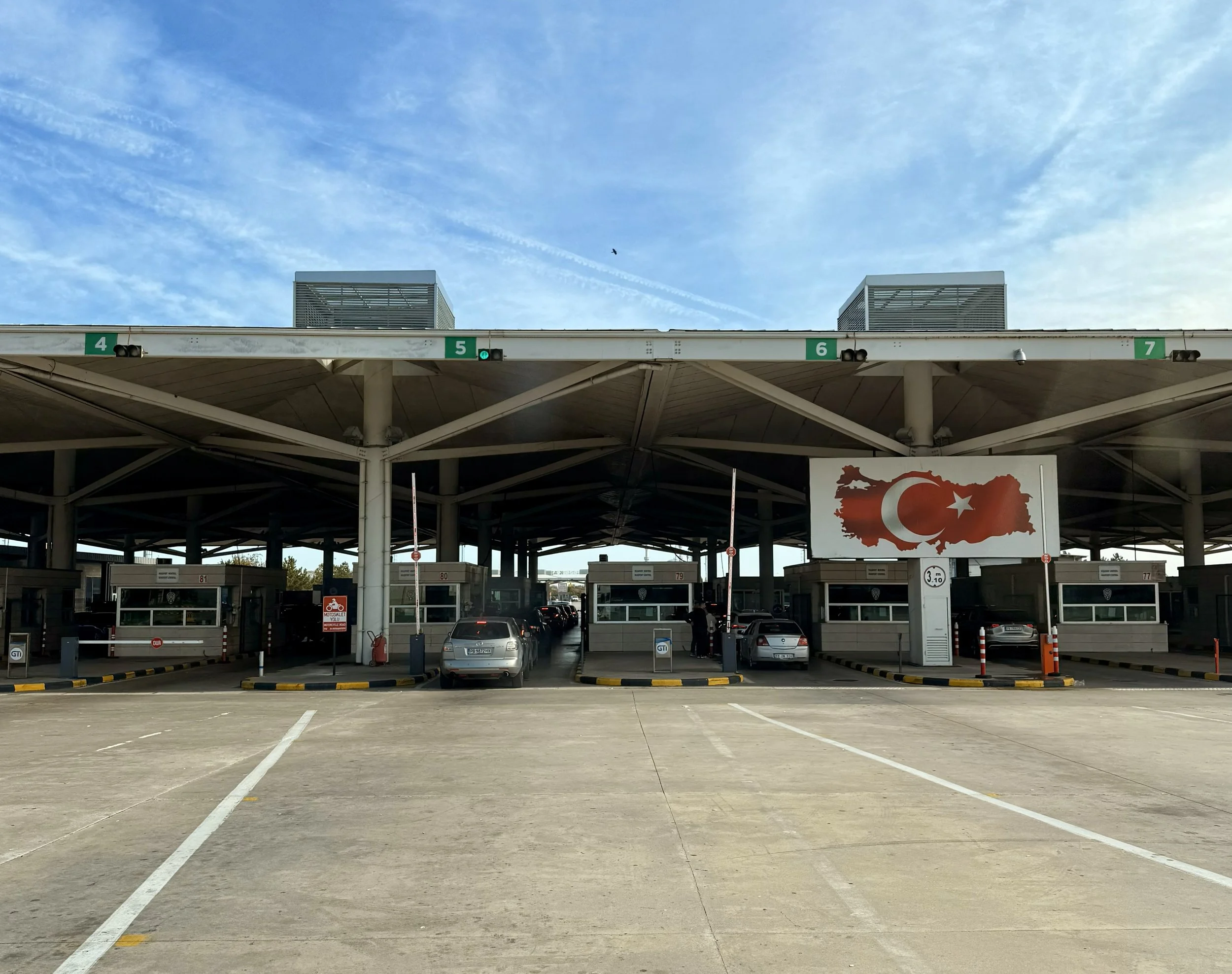 Turkish border control