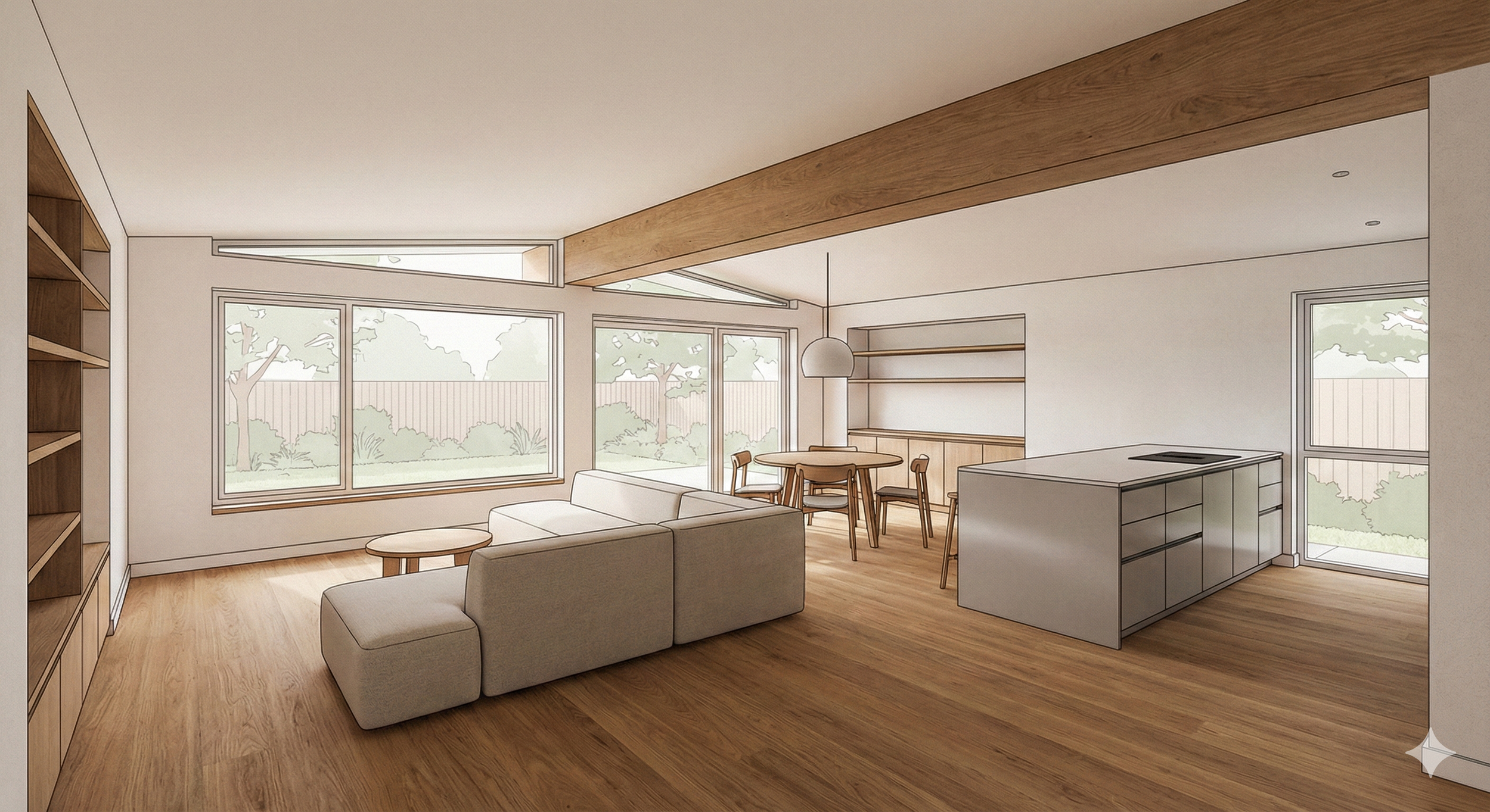 Restructuration complète d’une maison familiale de 120 m² à Suresnes