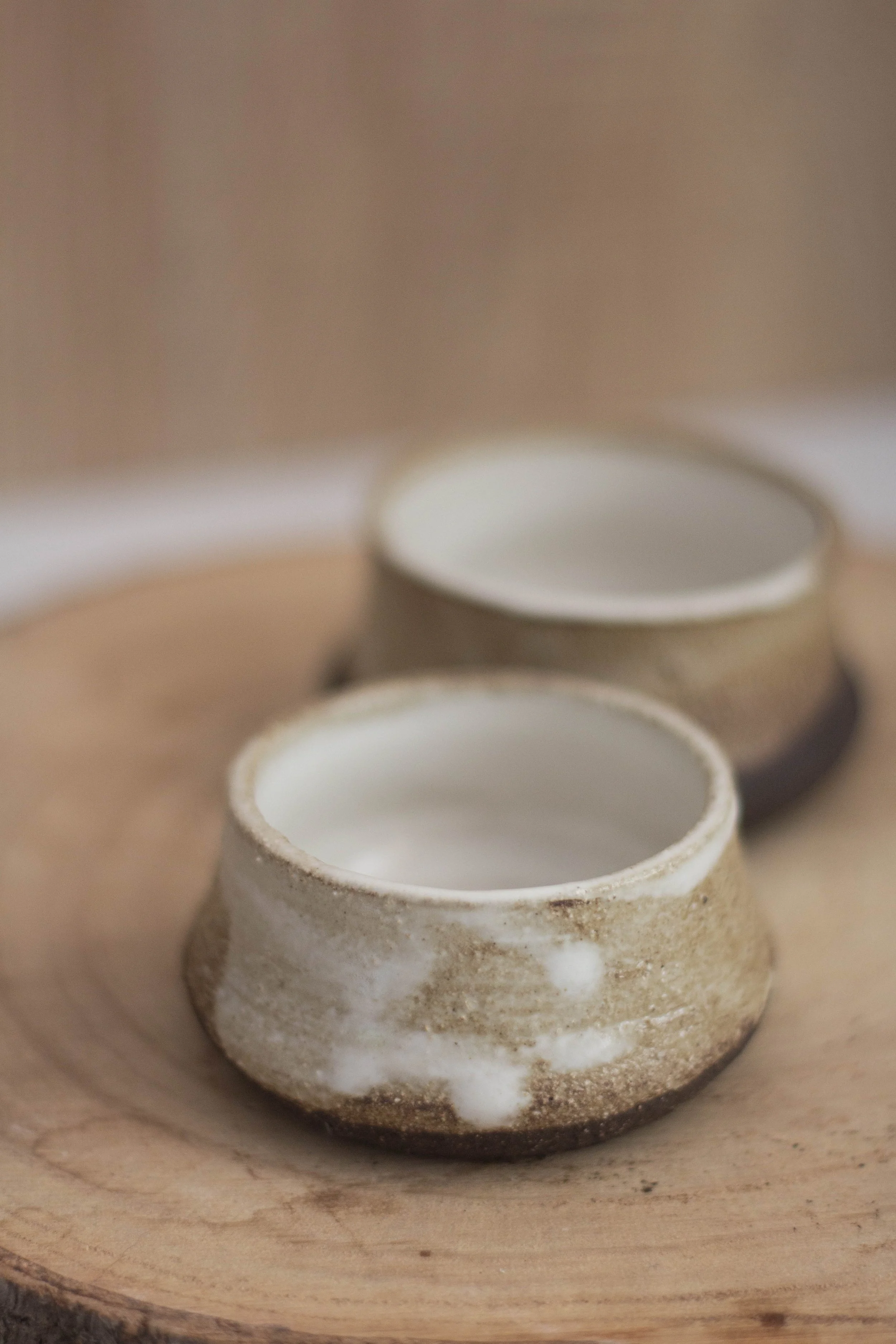 Lot de 2 bougeoirs Empreinte
