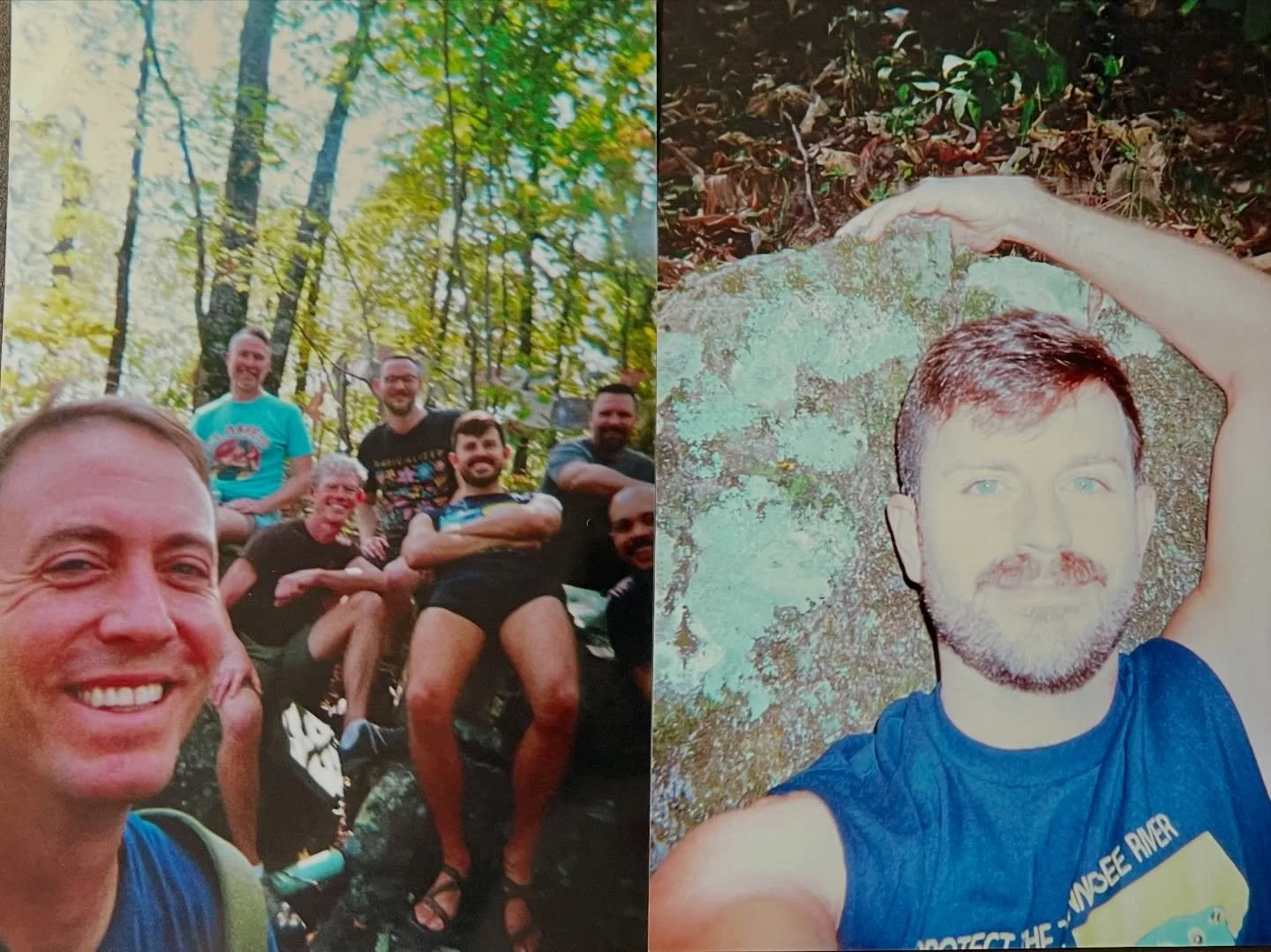 Film shots from our second Gay by Nature retreat for gay men in October. Great company, delicious food, lots of yoga, beautiful hikes, and plenty of forest therapy. We even got to rescue a motherless fawn 🦌 What a wonderful time with this special gr