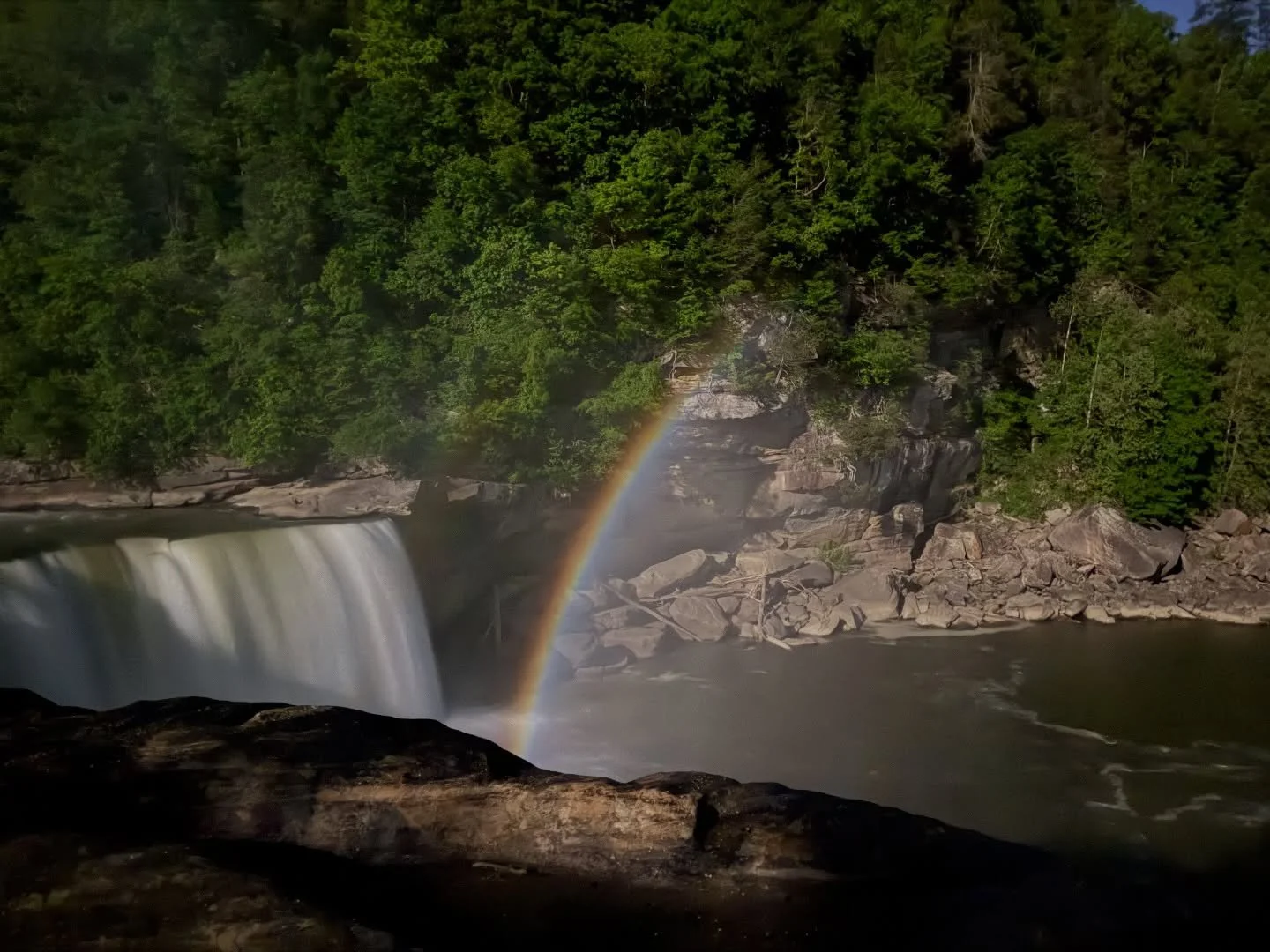 Sometimes, it really is all moonshine and rainbows. Happy Beltane 🌈 

#moonbow