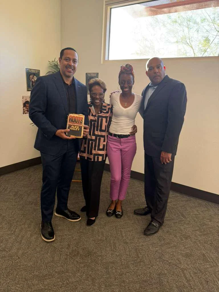 Dr. My Haley reading to the Derrico Children