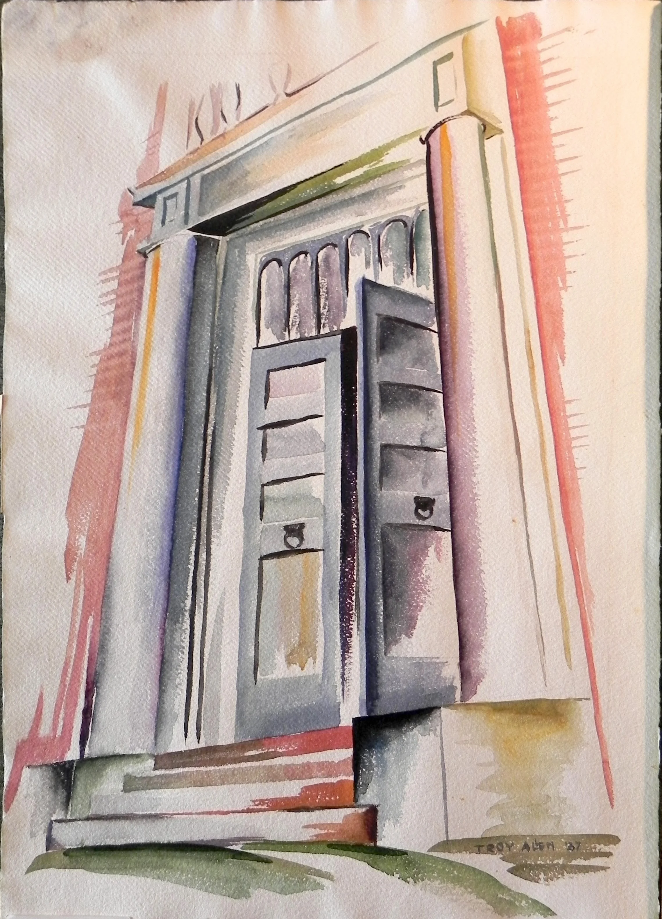 Watercolor. 22 ½ x 15 ¼”