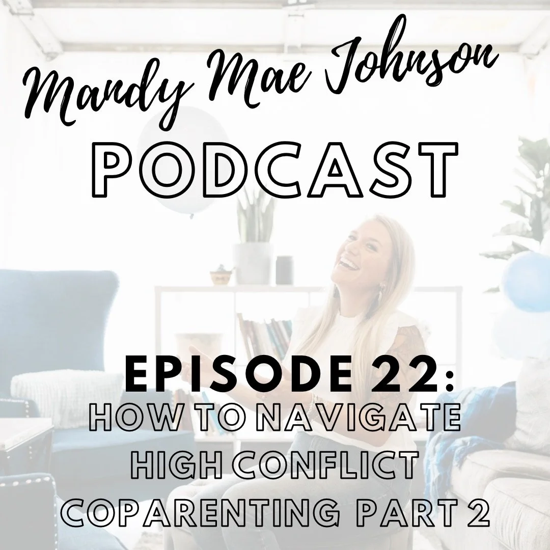 HOW TO NAVIGATE HIGH CONFLICT CO-PARENTING PART TWO - EPISODE TWENTY-TWO