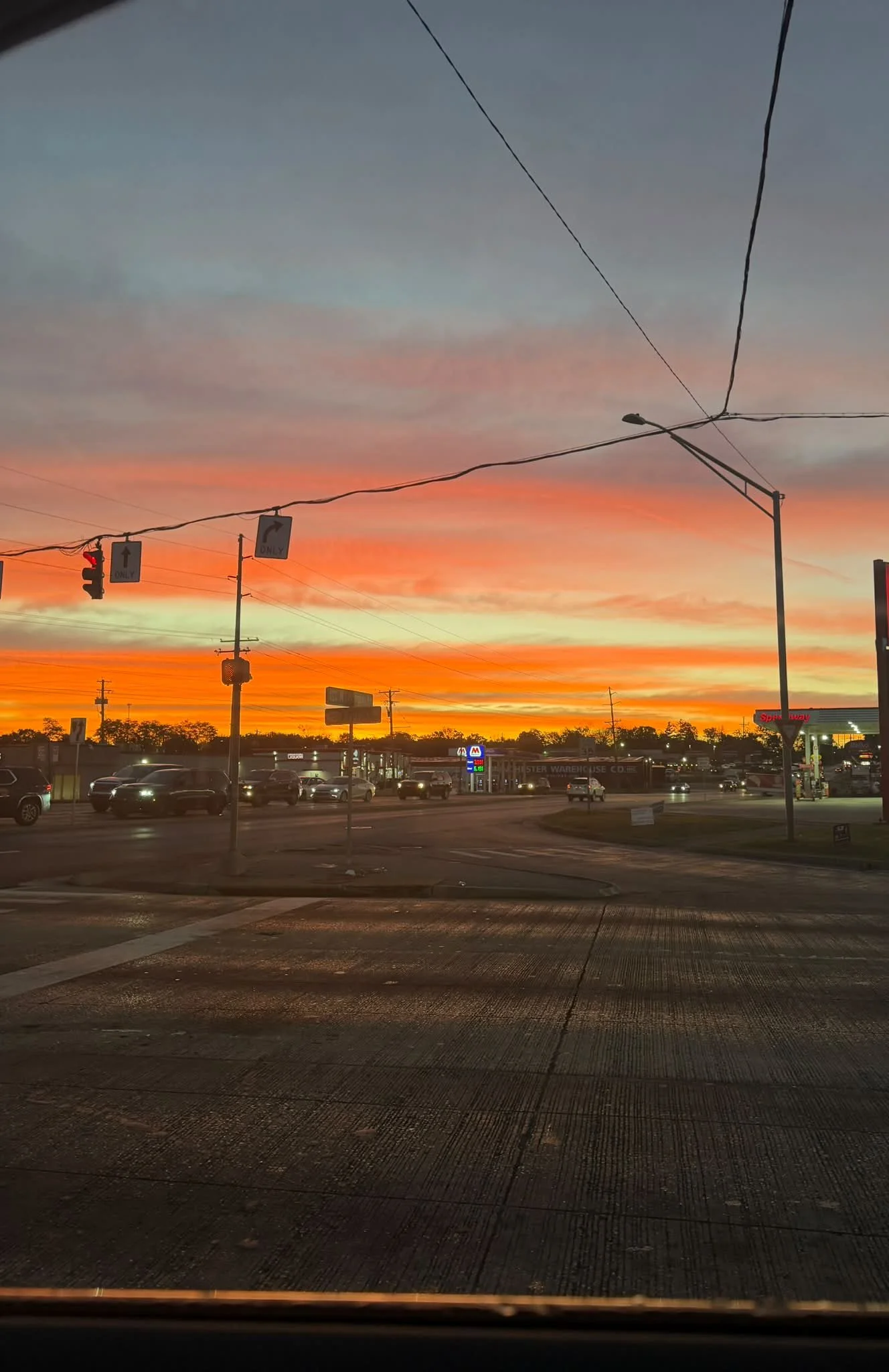 The sunrise this morning was breathtaking. This picture does it no justice.
