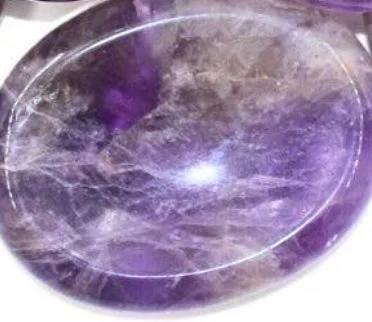 Worry Stone-Single Crystal (Amethyst)