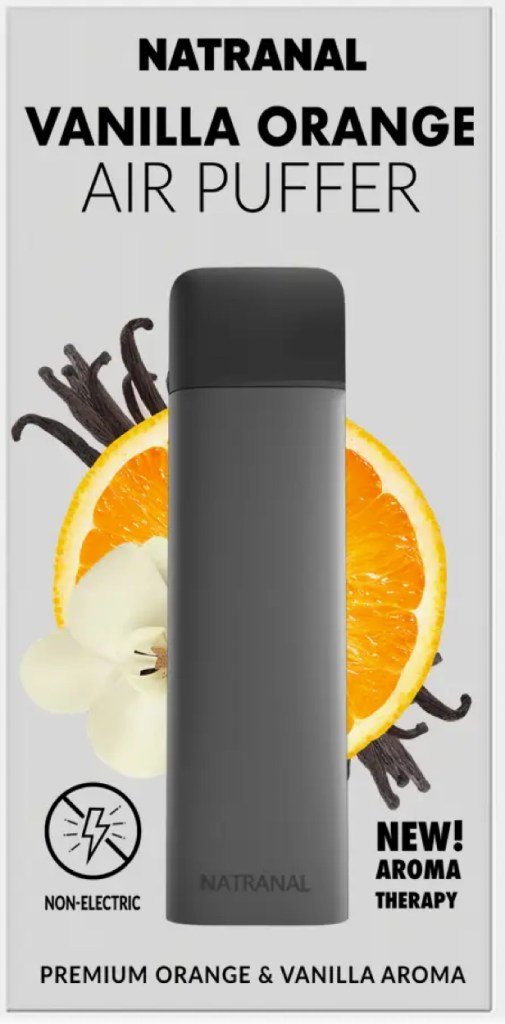 Natranal Oxygen Inhaler Helps Quit Smoking: Vanilla Orange