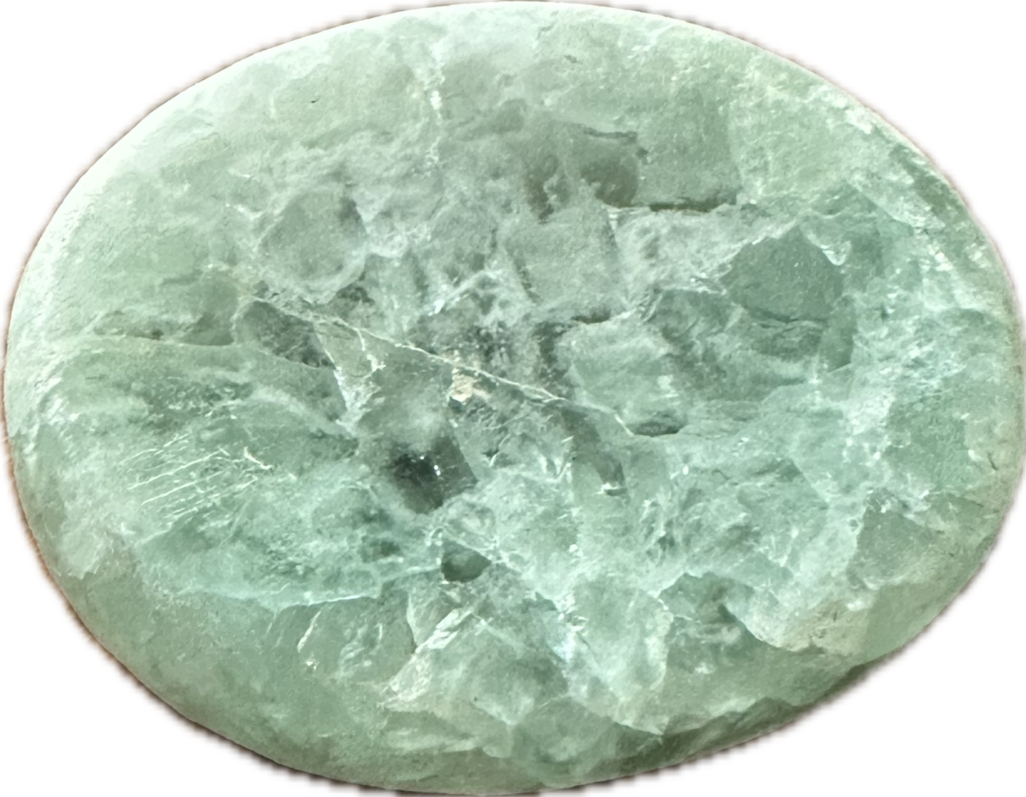 Worry Stone-Single Crystal (Fluorite)