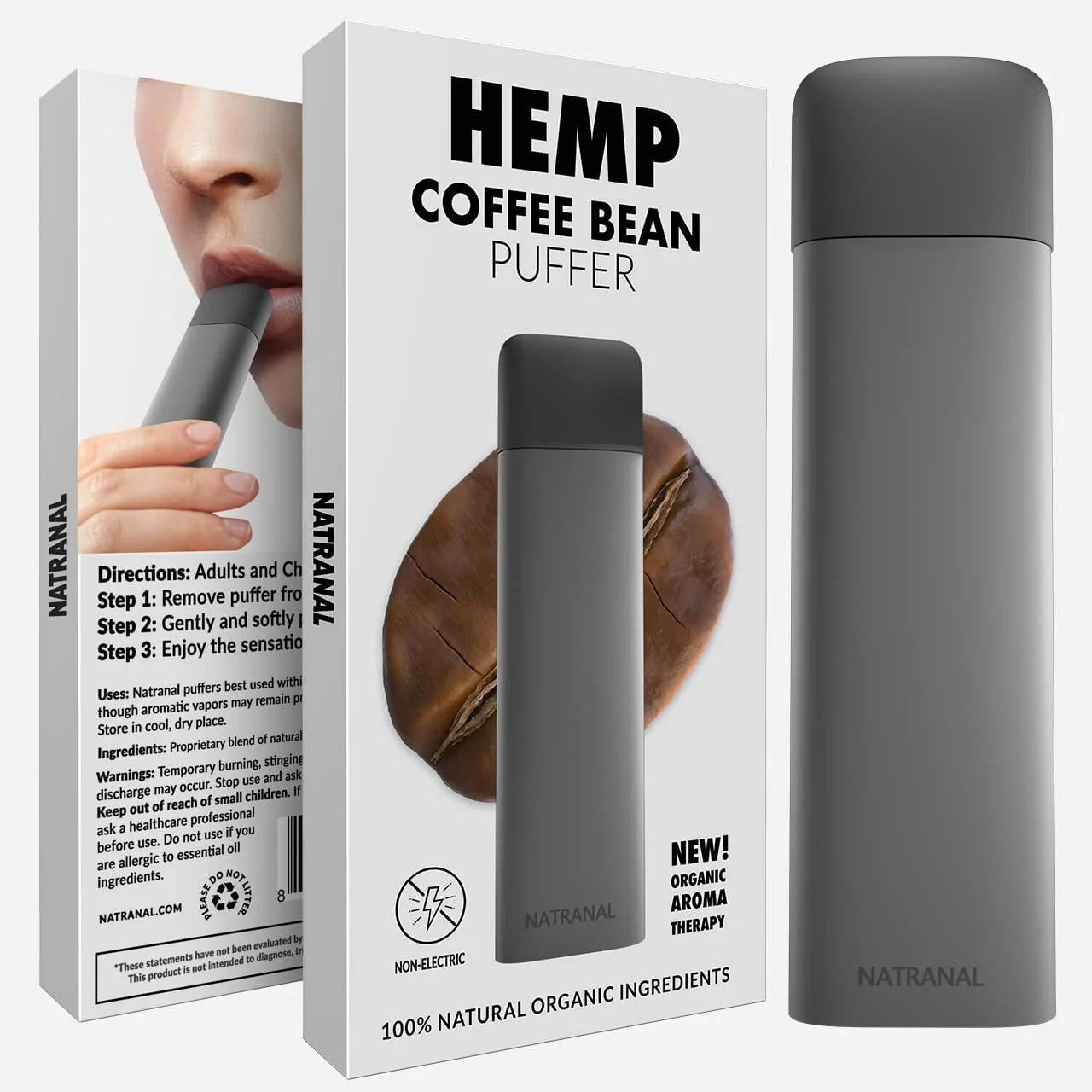 National Oxygen Inhaler Helps Quit Smoking-Coffee Bean
