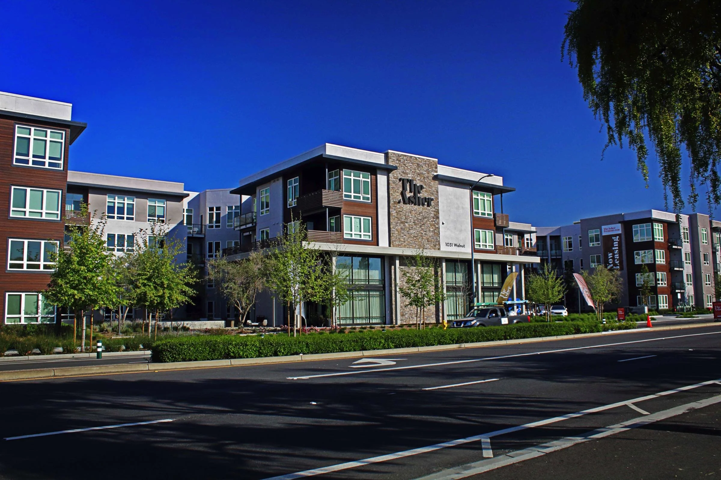 photo of the asher building from street