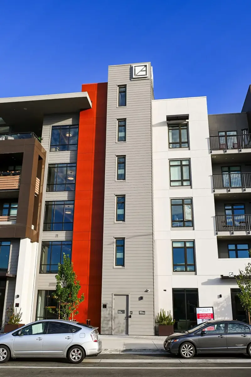 avalon building exterior from across street