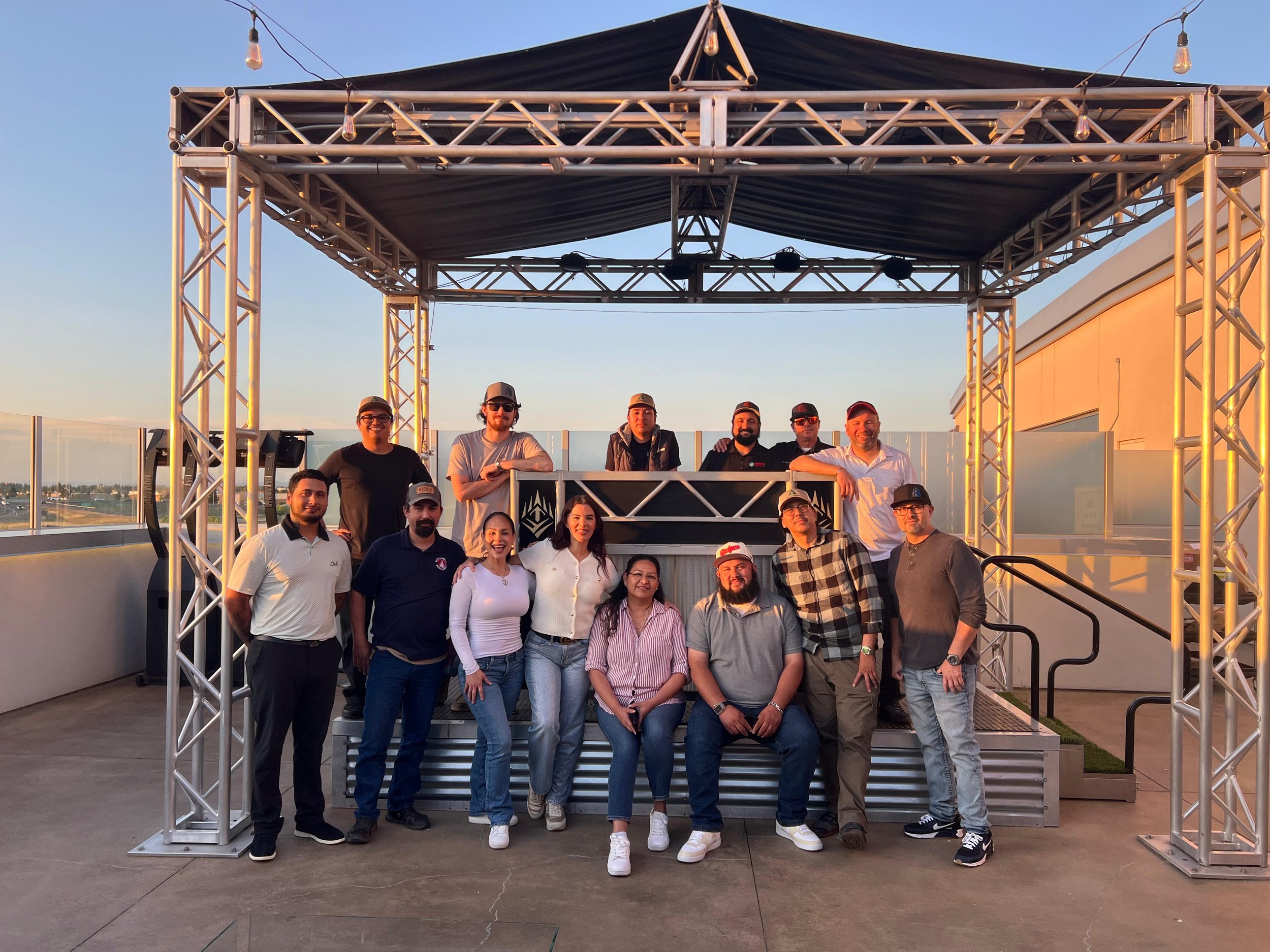 Evening at TopGolf, Roseville.