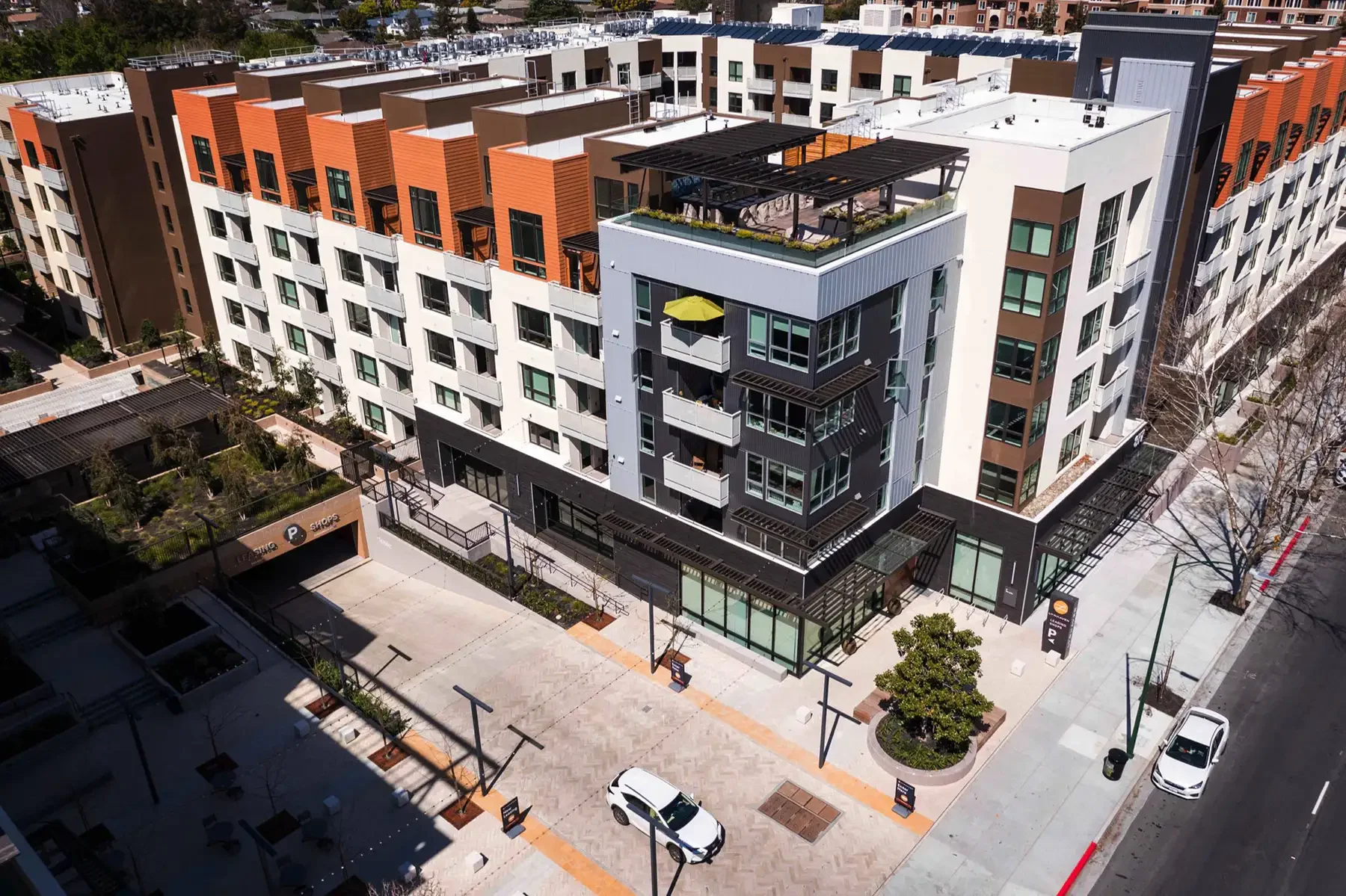 wide high angle view of lynhaven