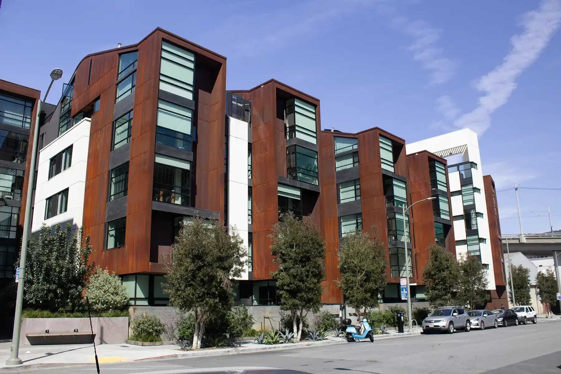 example of specialized metal on multistory building