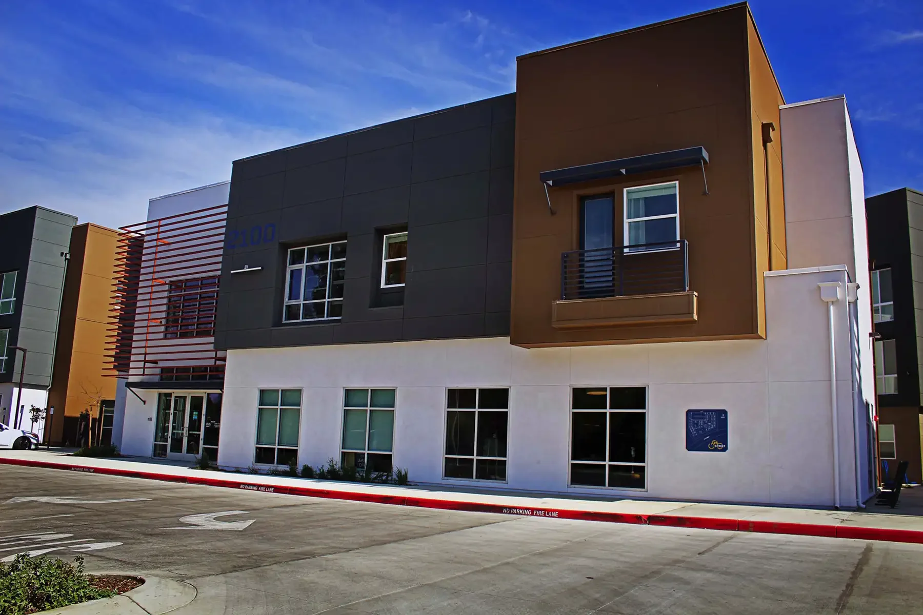 sterling building exterior from sidewalk