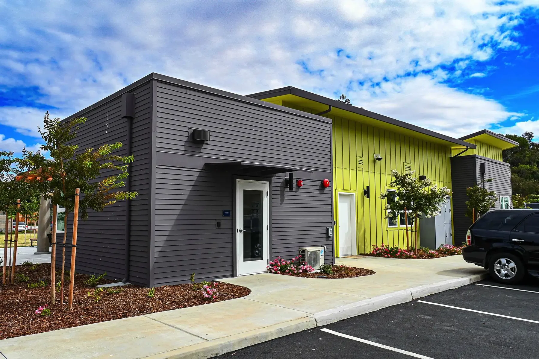 alternate angle of building exterior