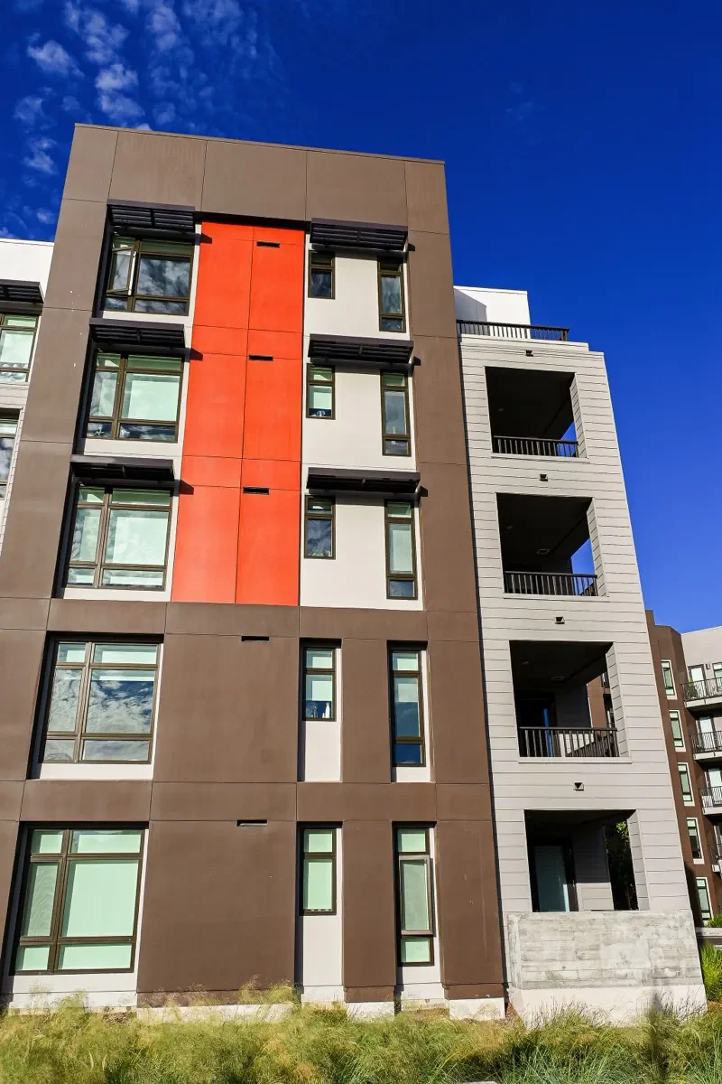 full height view of avalon with stairwell