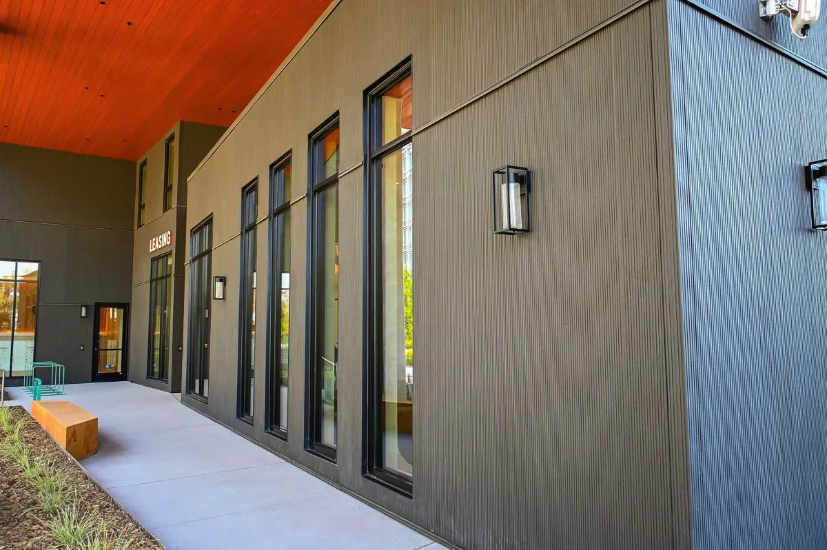 closeup of exterior vasara walkway