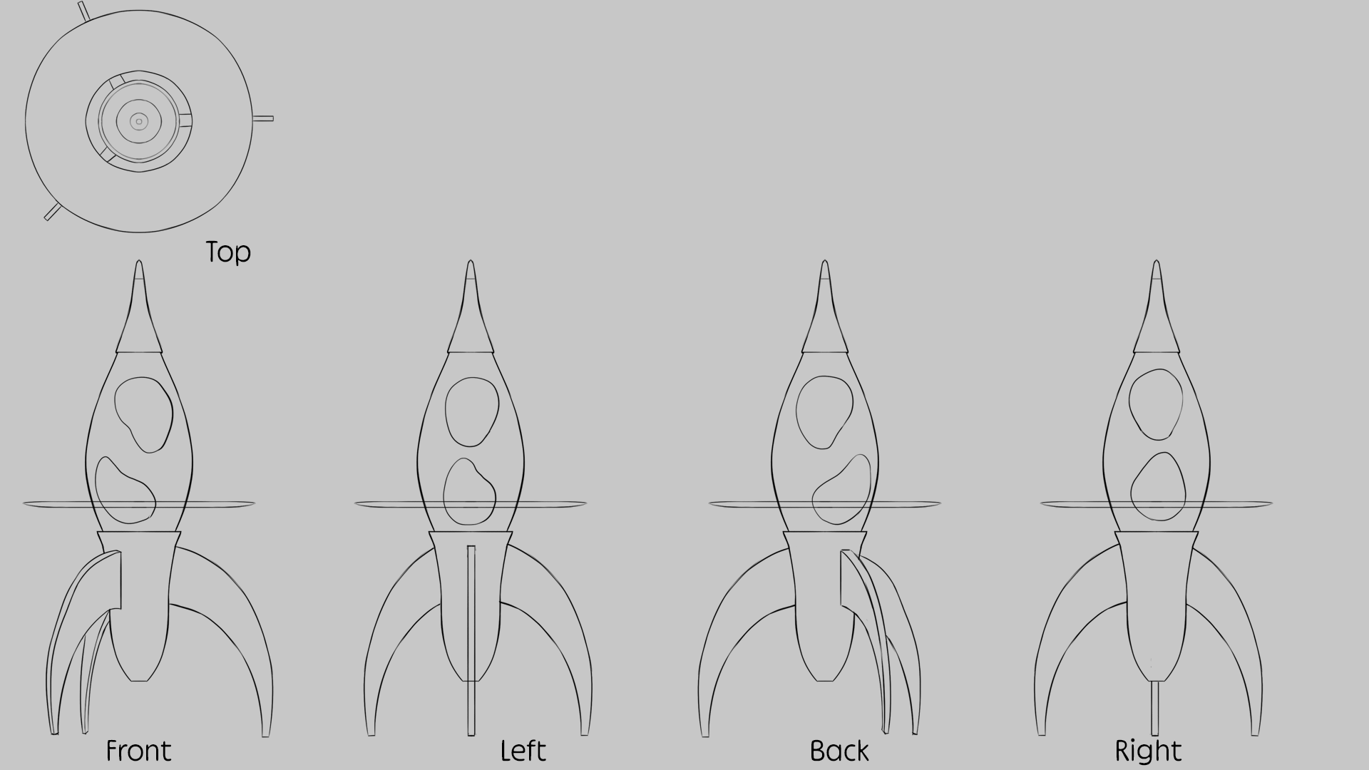"Lava Lamp". 2025. Final Design Orthographic. Adobe Photoshop. 