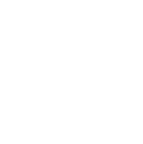 Dos marcadores de ubicación conectados por una línea punteada, representando un camino o ruta