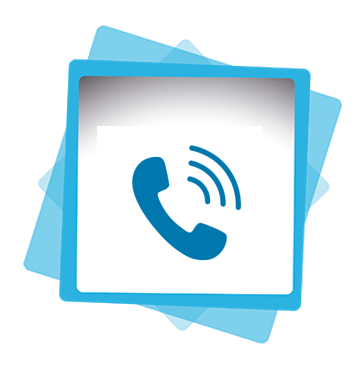 Icono de una llamada telefónica en una interfaz digital.