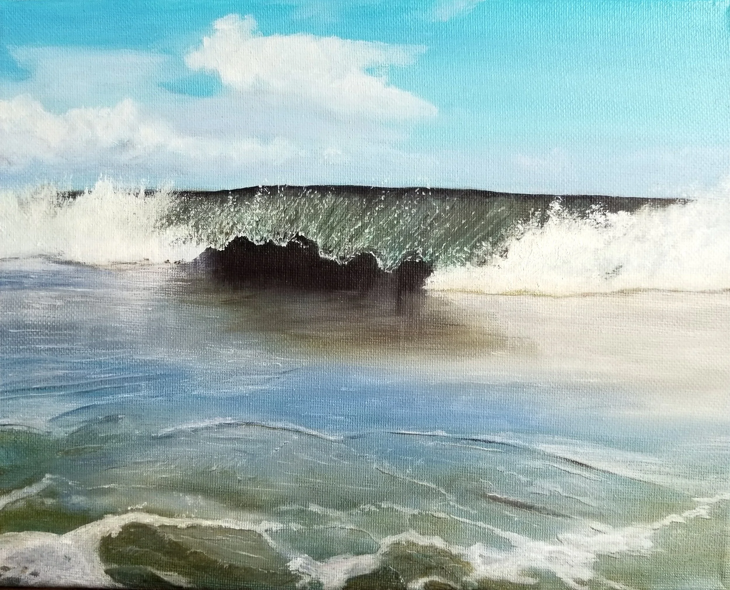 Galveston Waves by Grace Buchanan