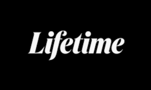The word "Lifetime" in white cursive font on a black background.