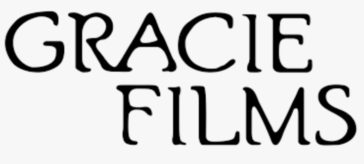 Logo with the words 'Gracie Films' in black, stylized font on a white background.